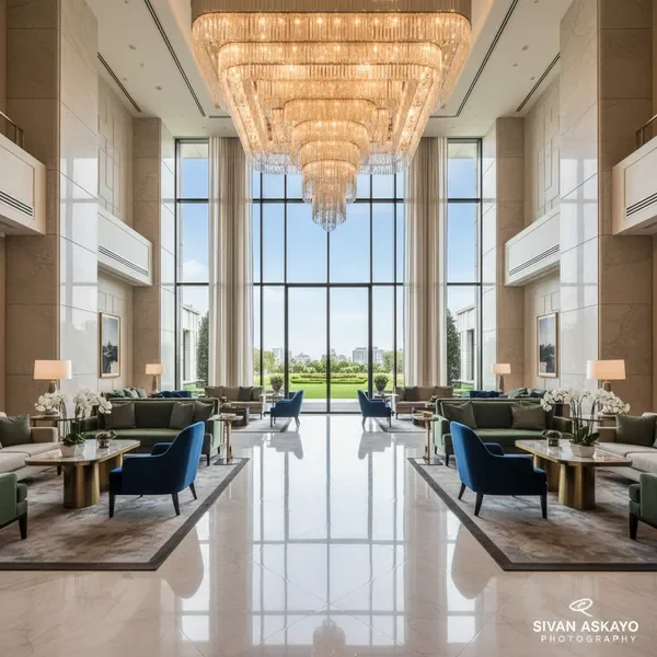 Luxury hotel interior photography